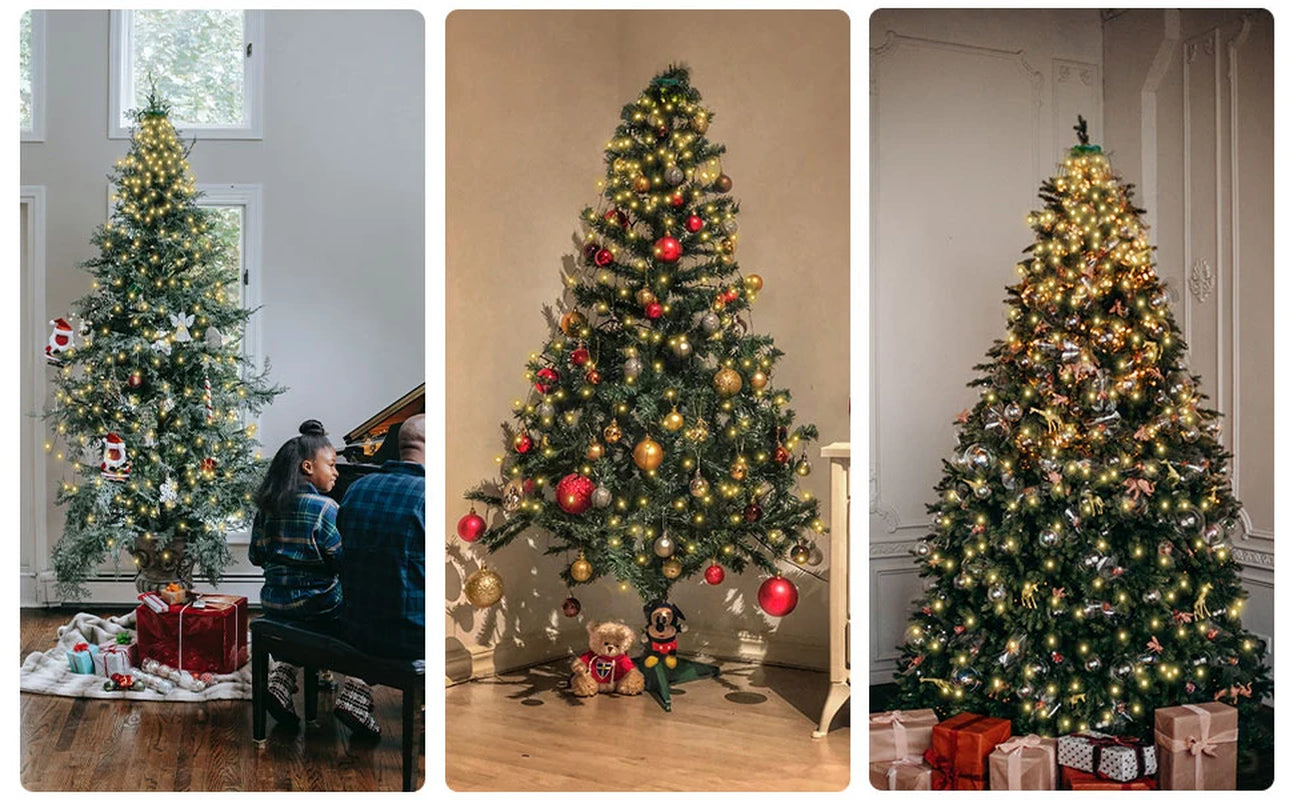 Easy-Drape Waterfall Christmas Tree Lights