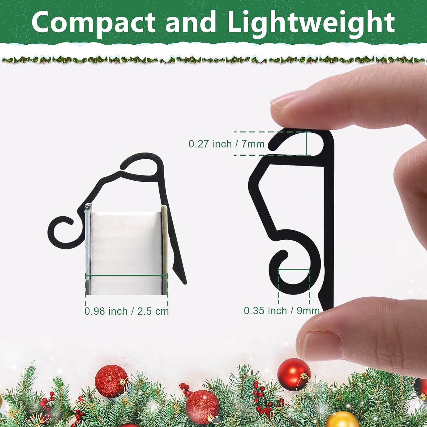200-Piece Outdoor Christmas Light Clip Set