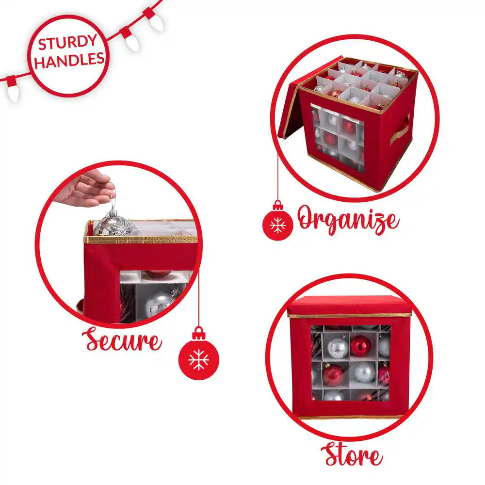 64-Count Ornament Storage Box