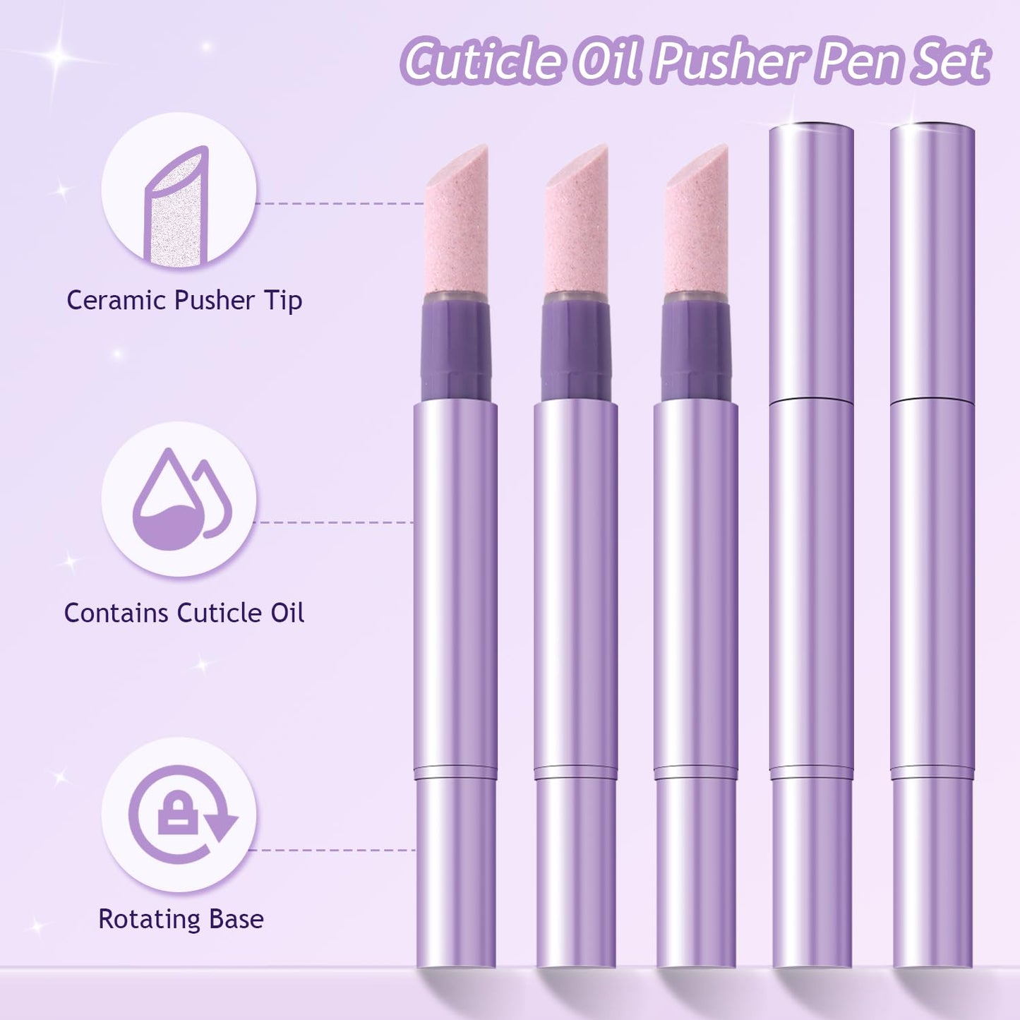 5-Piece Cuticle Care Pen Set