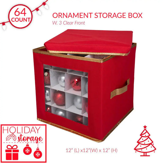 64-Count Ornament Storage Box