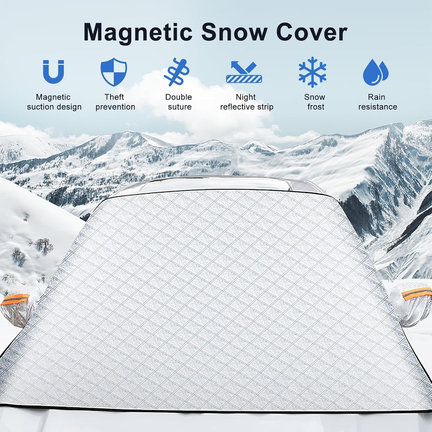 4-Layer Magnetic Windshield Snow Cover