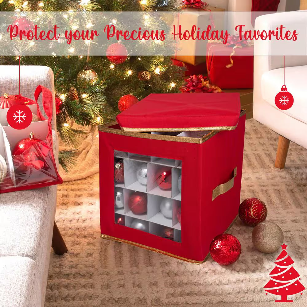 64-Count Ornament Storage Box
